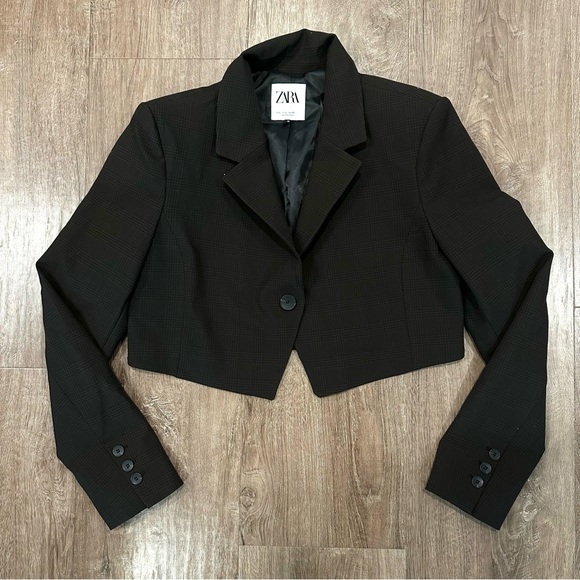 Women’s Zara Cropped Blazer - Picture 1 of 3